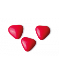 Petits Coeurs Rouge Framboise