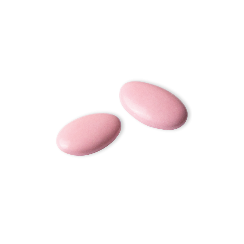 Dragées Décor Laque Rose
