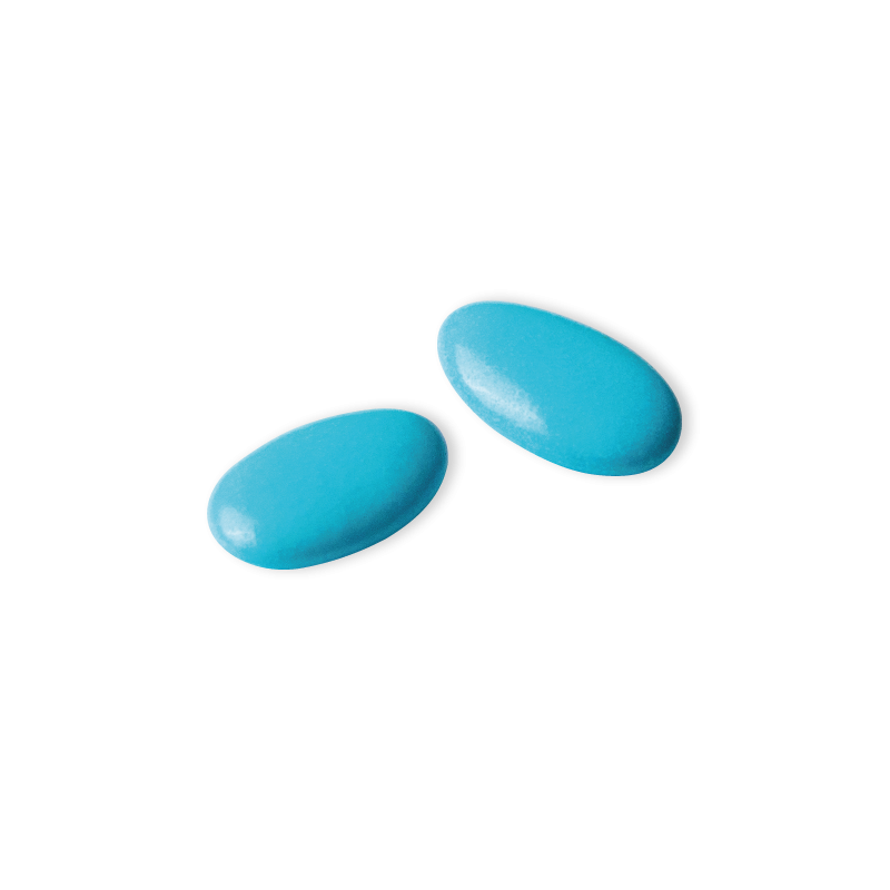 Dragées Décor Turquoise
