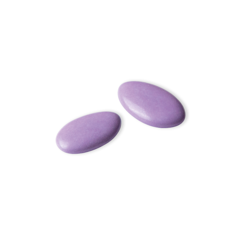 Dragées Décor Mauve