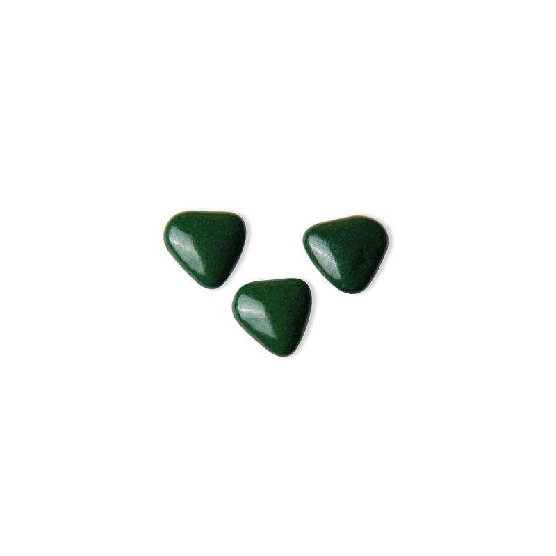 Petits Coeurs Vert Oxford