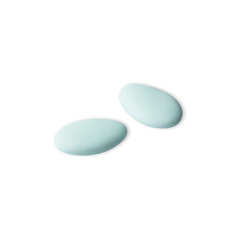 Dragées Velours Bleu Lagon
