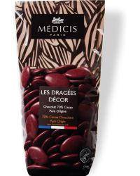 250g Dragées Décor Burgundy