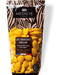 250g Dragées Décor Jaune Safran