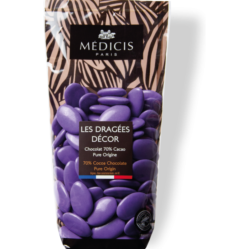 250g Dragées Décor Lavande