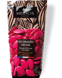 250g Dragées Décor Magenta