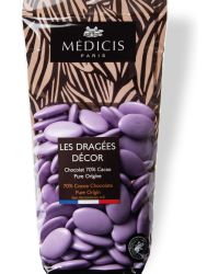 250g Dragées Décor Mauve