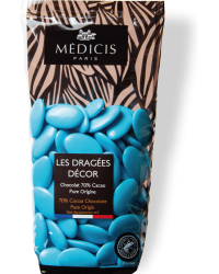 250g Dragées Décor Turquoise