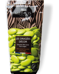 250g Dragées Décor Vert Anis