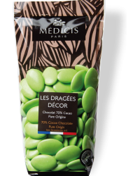250g Dragées Décor Vert Bambou