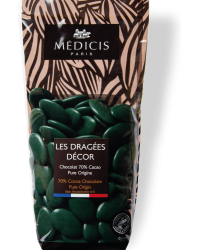 250g Dragées Décor Vert Oxford