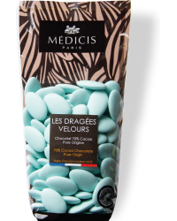 250g Dragées Velours Bleu Lagon