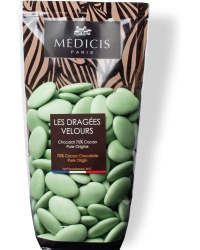 250g Dragées Velours Vert Sauge