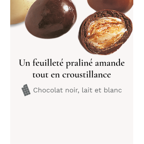 Oeufs Feuilletés 3 Chocolats 200g