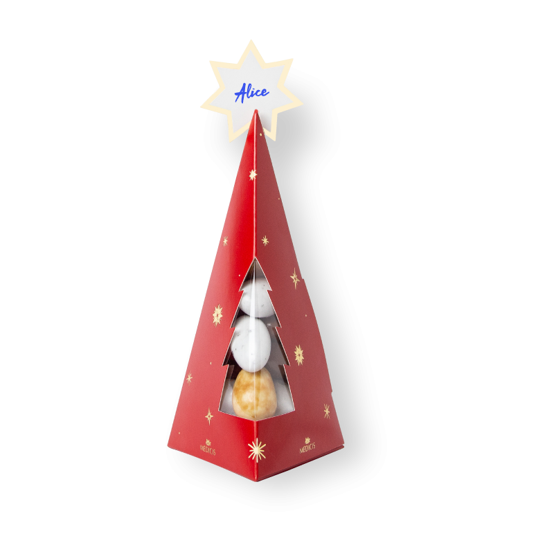 Sapin Garni 50g - Médicis Paris - Chocolats fabriqués en France Sapin Garni 50g - Médicis Paris - Chocolats fabriqués en France