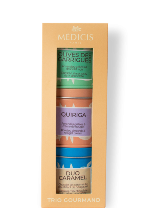 Coffret Trio Man'Am - Dragées Médicis Paris - Dragées fabriquées en France