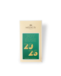 Boite Message 170g Bonne Année vert - Médicis Paris - Chocolats fabriqués en France