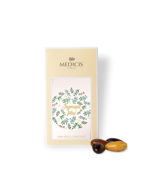 Boite Message 170g Noël Feuillage - Médicis Paris - Chocolats fabriqués en France