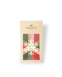 Boite Message 170g Noël Flocon - Médicis Paris - Chocolats fabriqués en France
