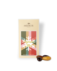 Boite Message 170g Noël Flocon - Médicis Paris - Chocolats fabriqués en France