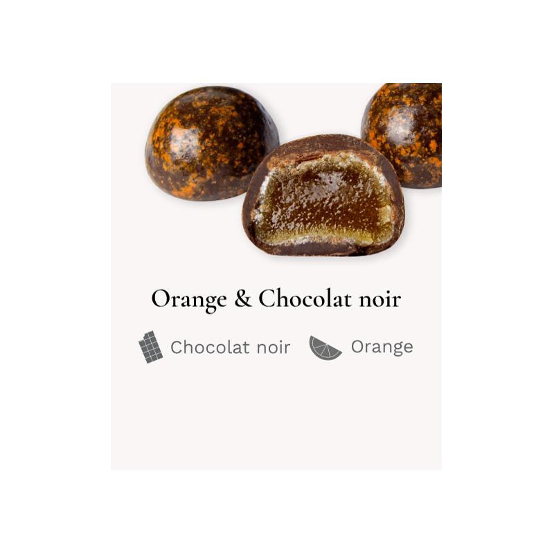 Oranges Noires - Dragées Médicis Paris - Dragées fabriquées en France