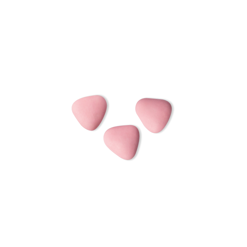 Petits Coeurs Rose Quartz - Médicis Paris - Dragées fabriquées en France