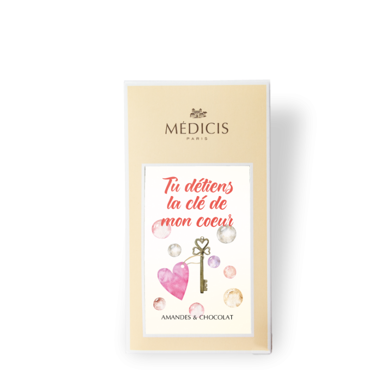 Boite Message 170g Saint Valentin 02 - Médicis Paris - Chocolats fabriqués en France