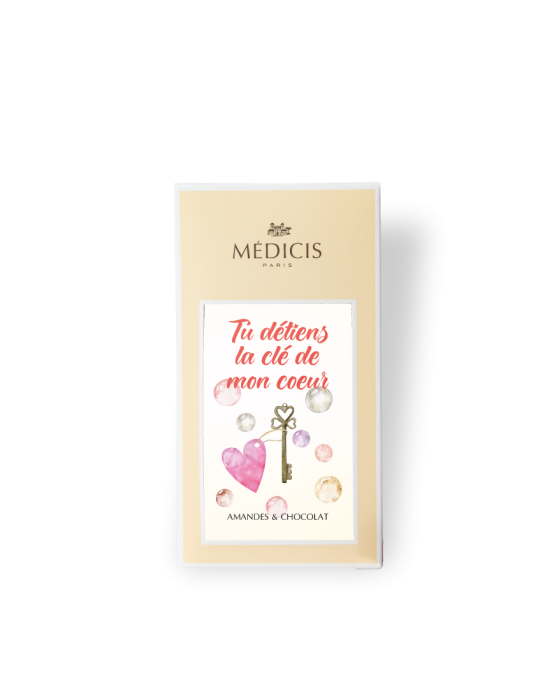 Boite Message 170g Saint Valentin 02 - Médicis Paris - Chocolats fabriqués en France