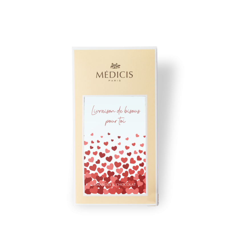 Boite Message 170g Saint Valentin 03 - Médicis Paris - Chocolats fabriqués en France