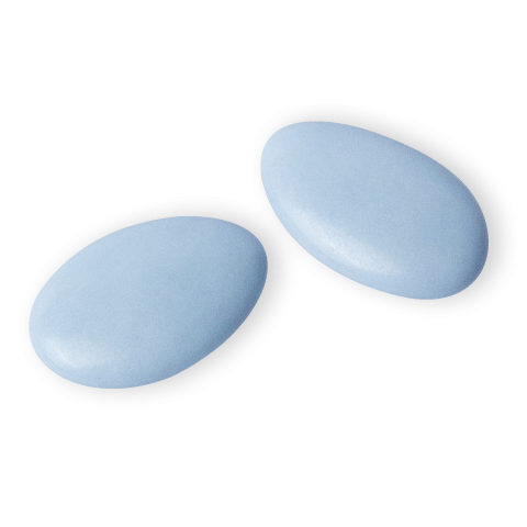 Dragées Décor Bleu Nuage