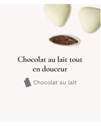 Petits Coeurs Lin - Médicis Paris - Dragées fabriquées en France