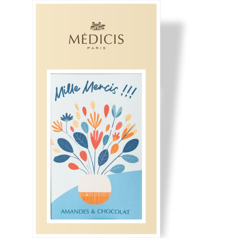 Boite Message 170g Merci-01 - Médicis Paris - Chocolats fabriqués en France