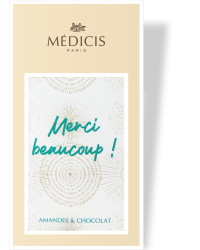 Boite Message 170g Merci-02 - Médicis Paris - Chocolats fabriqués en France