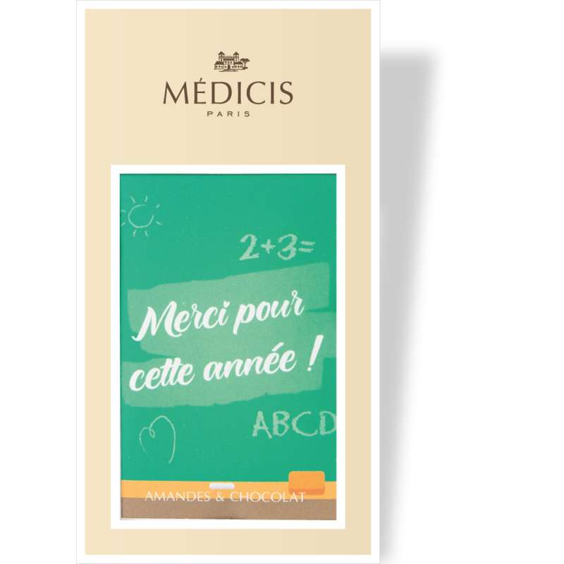 Boite Message 170g Maîtresse-04 - Médicis Paris - Chocolats fabriqués en France