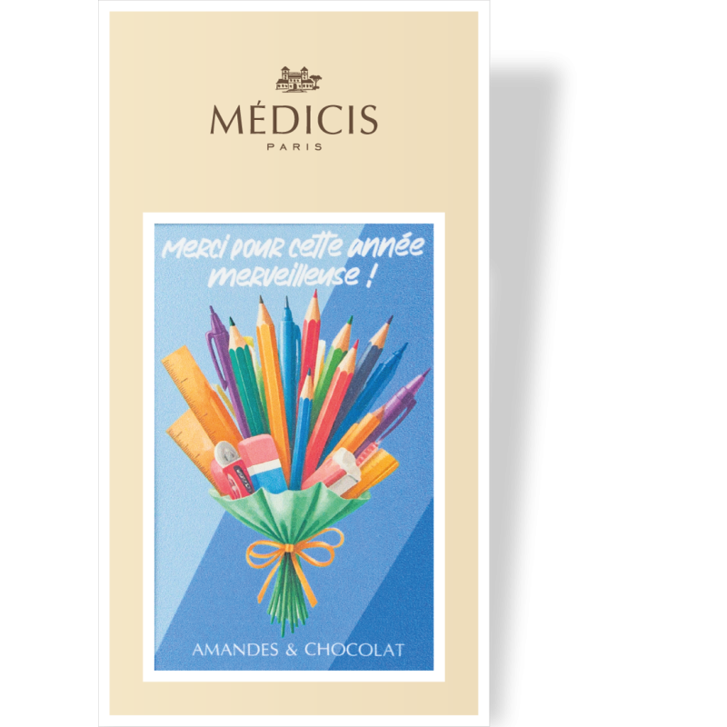 Boite Message 170g Maîtresse-05 - Médicis Paris - Chocolats fabriqués en France