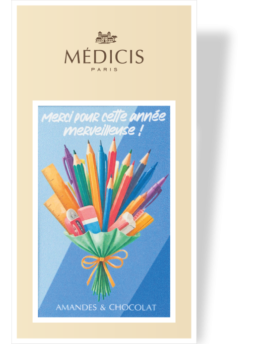 Boite Message 170g Maîtresse-05 - Médicis Paris - Chocolats fabriqués en France