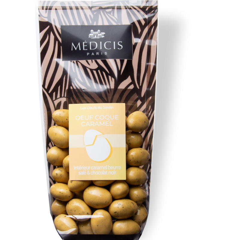 Oeufs Coque Caramel Beurre Salé - Médicis Paris - Chocolats fabriqués en France