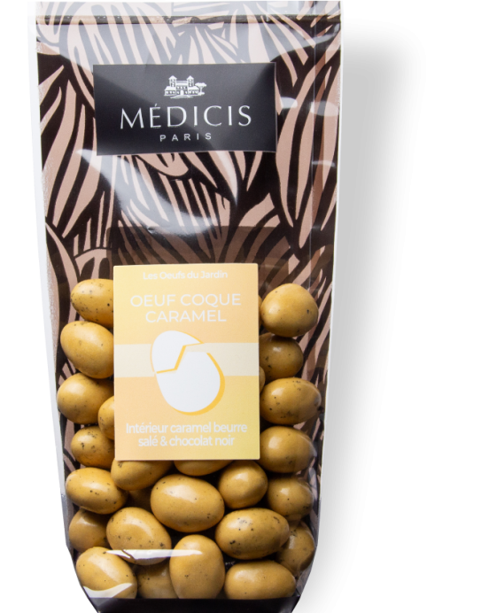 Oeufs Coque Caramel Beurre Salé - Médicis Paris - Chocolats fabriqués en France