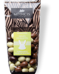 Oeufs Feuilletés 3 Chocolats - Médicis Paris - Chocolats fabriqués en France