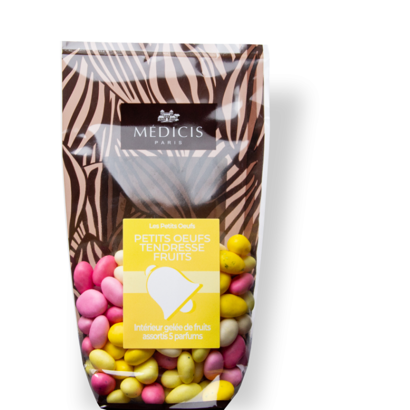 Oeufs Tendresse fruits assortis. - Médicis Paris - Chocolats fabriqués en France
