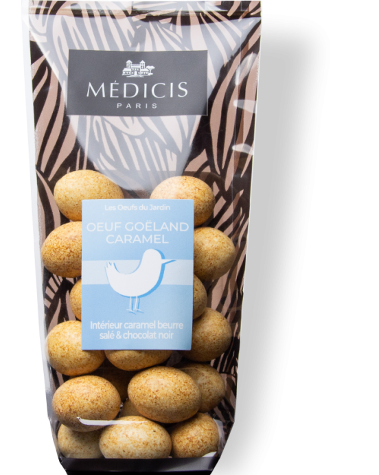 Oeufs Goëland Caramel - Médicis Paris - Chocolats fabriqués en France