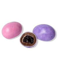 Oeuf coque pâtes de fruits assorties, enrobé de chocolat noir. - Médicis Paris - Chocolats fabriqués en France