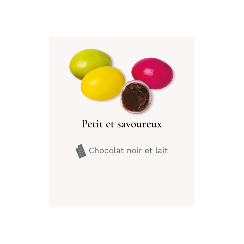 Petits Câlins noir & lait- Médicis Paris - Chocolats fabriqués en France