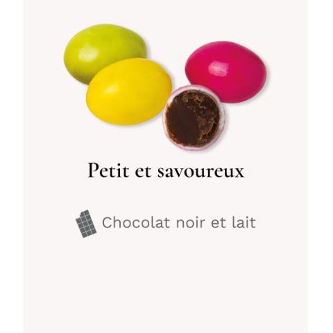 Petits Câlins Noir & Lait 150g