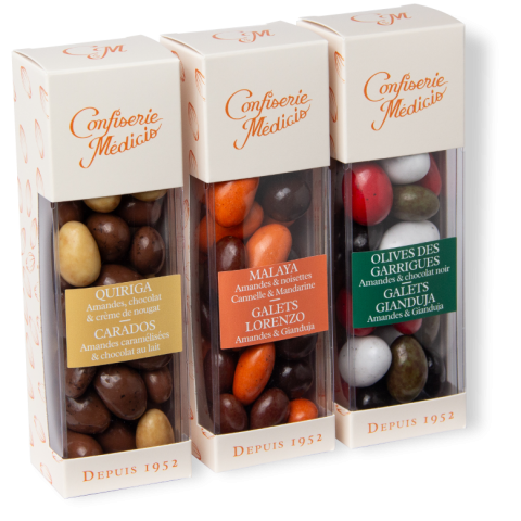 Etui Duo Olives des Garrigues & Galets Gianduja 140g