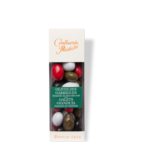 Etui Duo Olives des Garrigues & Galets Gianduja 140g