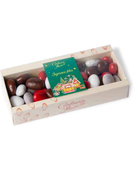 Boite Iris Noël 180g - Médicis Paris - Chocolats fabriqués en France