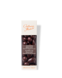 Etui Amande & Noisette Praliné chocolat noir 125g - Médicis Paris - Chocolats fabriqués en France