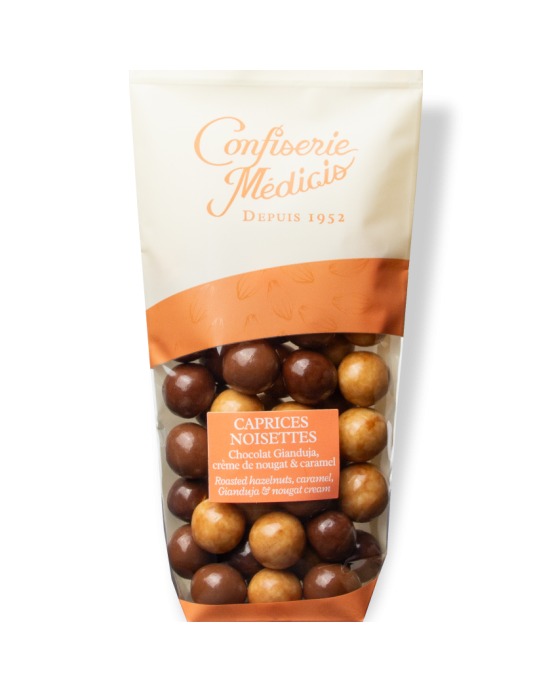 Caprices Cacao Gianduja - Médicis Paris - Chocolats fabriqués en France