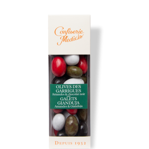 Etui Duo Olives des Garrigues & Galets Gianduja 140g